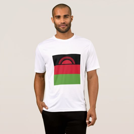 Malawi vlag t-shirt (Voorkant volledig)