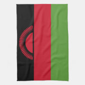 Malawi vlag theedoek (Verticaal)