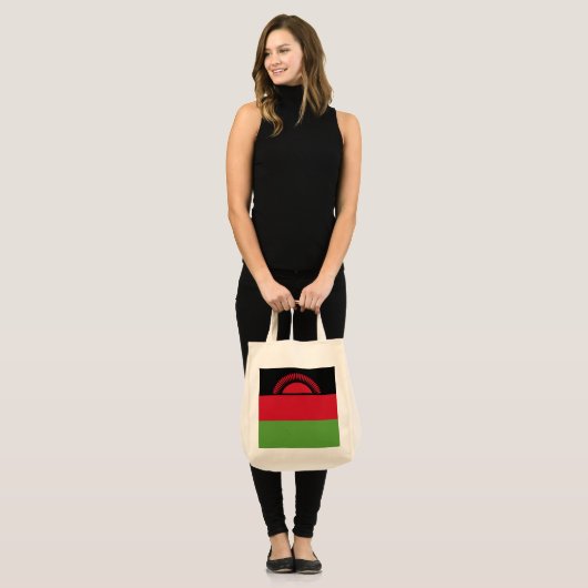 Malawi vlag tote bag (Voorkant (model))