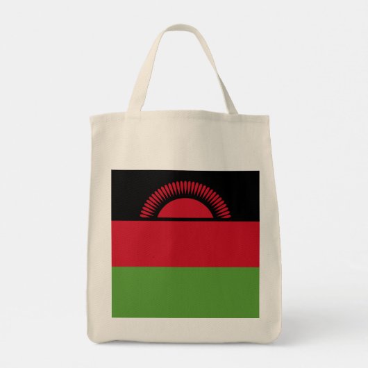 Malawi vlag tote bag (Achterkant)