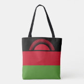 Malawi vlag tote bag (Achterkant)