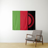 Malawi vlag wandkleed (In Situ (horizontaal))