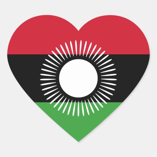 malawi voormalig hart sticker (Voorkant)