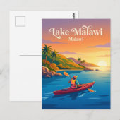 Malawimeer Briefkaart (Voorkant / Achterkant)