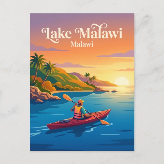 Malawimeer Briefkaart (Voorkant)