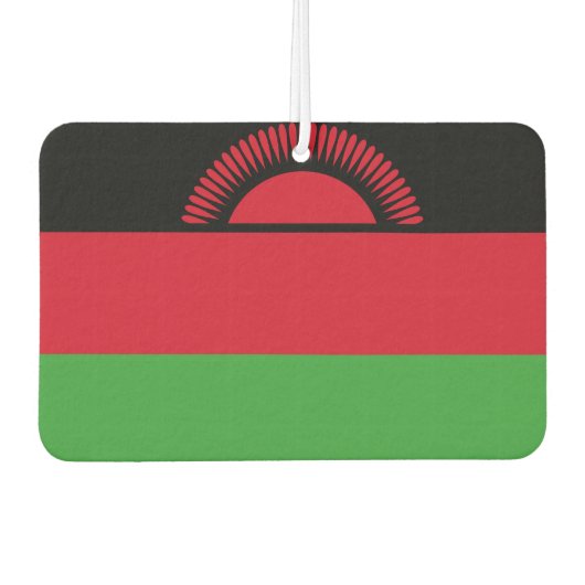Malawische vlag luchtverfrisser (Voorkant)