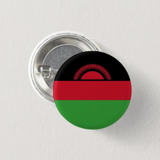 Malawische vlag, Vlag van Malawi Ronde Button 3,2 Cm (Voorkant /achterkant)