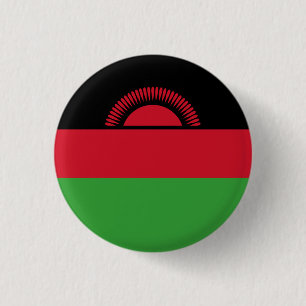 Malawische vlag, Vlag van Malawi Ronde Button 3,2 Cm