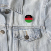 Malawische vlag, Vlag van Malawi Ronde Button 3,2 Cm (In situ)