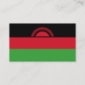 Malawische vlag, Vlag van Malawi Visitekaartje (Voorkant)