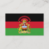 Malawische vlag & wapen, Vlag van Malawi Visitekaartje (Voorkant)