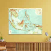 Malay Archipelago Canvas Afdruk (Insitu (Woonkamer))