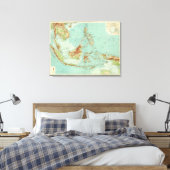 Malay Archipelago Canvas Afdruk (Insitu (Slaapkamer))