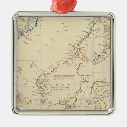 Malay Archipelago Metalen Ornament (Voorkant)