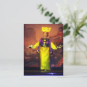 Malay candle dans briefkaart (Staand voorkant)