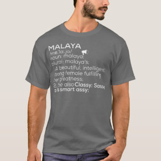 Malaya Naam Malaya Definitie Malaya Vrouw Naam M T-shirt