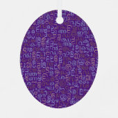 Malayalam Metalen Ornament (Achterkant)