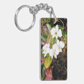 Malayan Moth Orchid en een Amerikaanse klimmer Sleutelhanger (Voorkant Links)