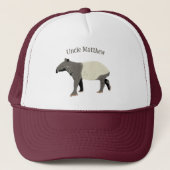 Malayan or Asian Piebald Tapir Personalized Trucker Pet (Voorkant)