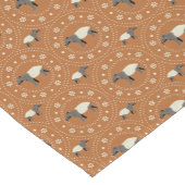 Malayan or Asian Tapir Animal Patterned Korte Tafelloper (Hoek)