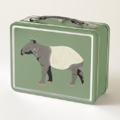 Malayan Tapir Animal Illustration Personalized (Achterkant)