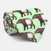 Malayan Tapir/Asian Tapir - Necktie  Stropdas (Opgerold)