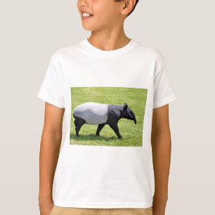 Malayan tapir met gras t-shirt