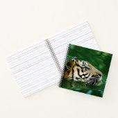 Malayan Tiger zwemschot Notitieboek (Binnen)
