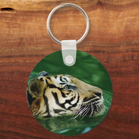 Malayan Tiger zwemschot Sleutelhanger (Achterkant)