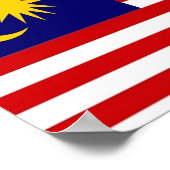 Malaysia - Flag - Poster (Hoek)