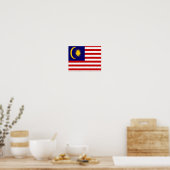 Malaysia - Flag - Poster (Keuken)