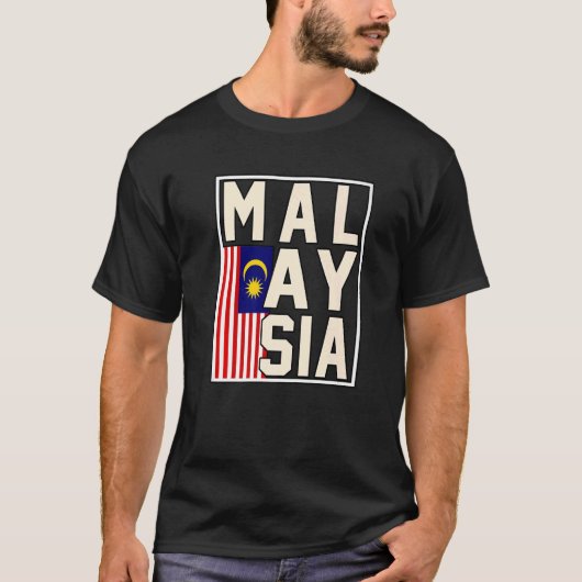 Malaysia Flag   T-shirt (Voorkant)