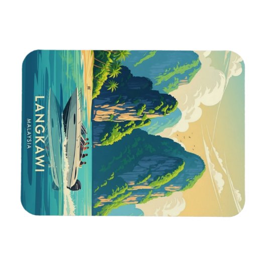 Malaysia Langkawi Magneet (Horizontaal)