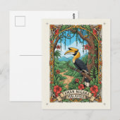 Malaysia Taman Negara Hornbill Briefkaart (Voorkant / Achterkant)
