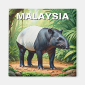 Malaysia Tapir Magneet (Voorkant)