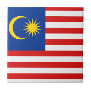 Malaysia Vlag Keramische Tegels Tegeltje