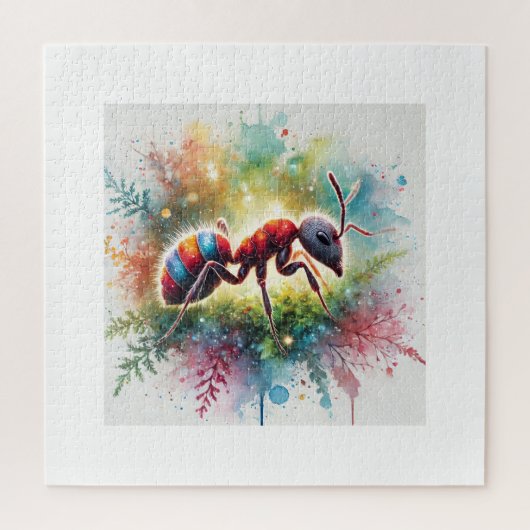 Malaysian exploding ant 221024AREF132 - Watercolor Legpuzzel (Verticaal)