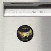 Malaysian Golden Arowana Magneet (Insitu (Vaatwasser))