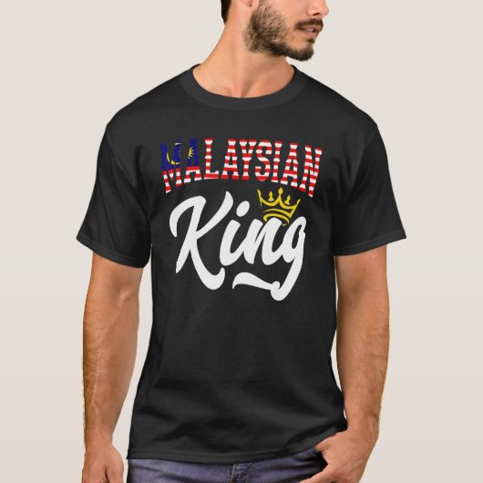 Malaysian King Malaysia Malaysian Malaysia Flag_1 T-shirt (Voorkant)