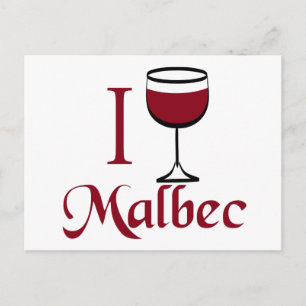Malbec Wine Lover Gifts Briefkaart