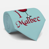 Malbec Wine Necktie Stropdas (Opgerold)