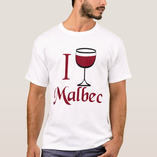 Malbec Wine T-shirt (Voorkant)