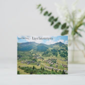 Malbun Liechtenstein Briefkaart (Staand voorkant)