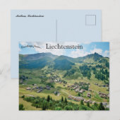 Malbun Liechtenstein Briefkaart (Voorkant / Achterkant)