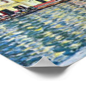 Malcena in de Gardasee door Gustav Klimt Poster (Hoek)