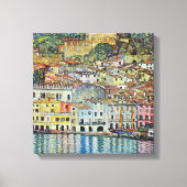 Malcesine aan de Garda door Gustav Klimt Canvas Afdruk (Voorkant)