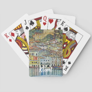 Malcesine aan het Gardameer door Gustav Klimt Pokerkaarten