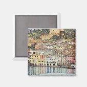 Malcesine am Gardasee door Gustav Klimt Magneet (Voorkant / Achterkant)