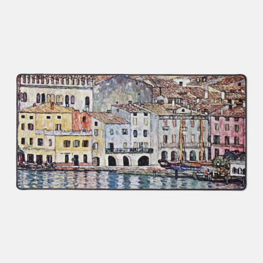 Malcesine bij het Gardameer, Gustav Klimt Bureaumat (Voorkant)