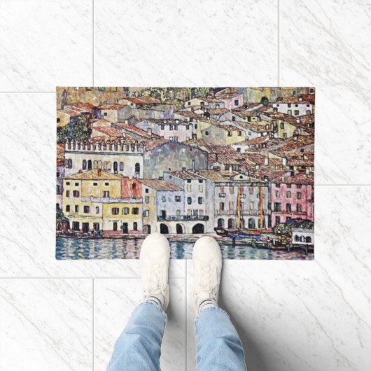 Malcesine bij het Gardameer, Gustav Klimt Deurmat (Binnen)